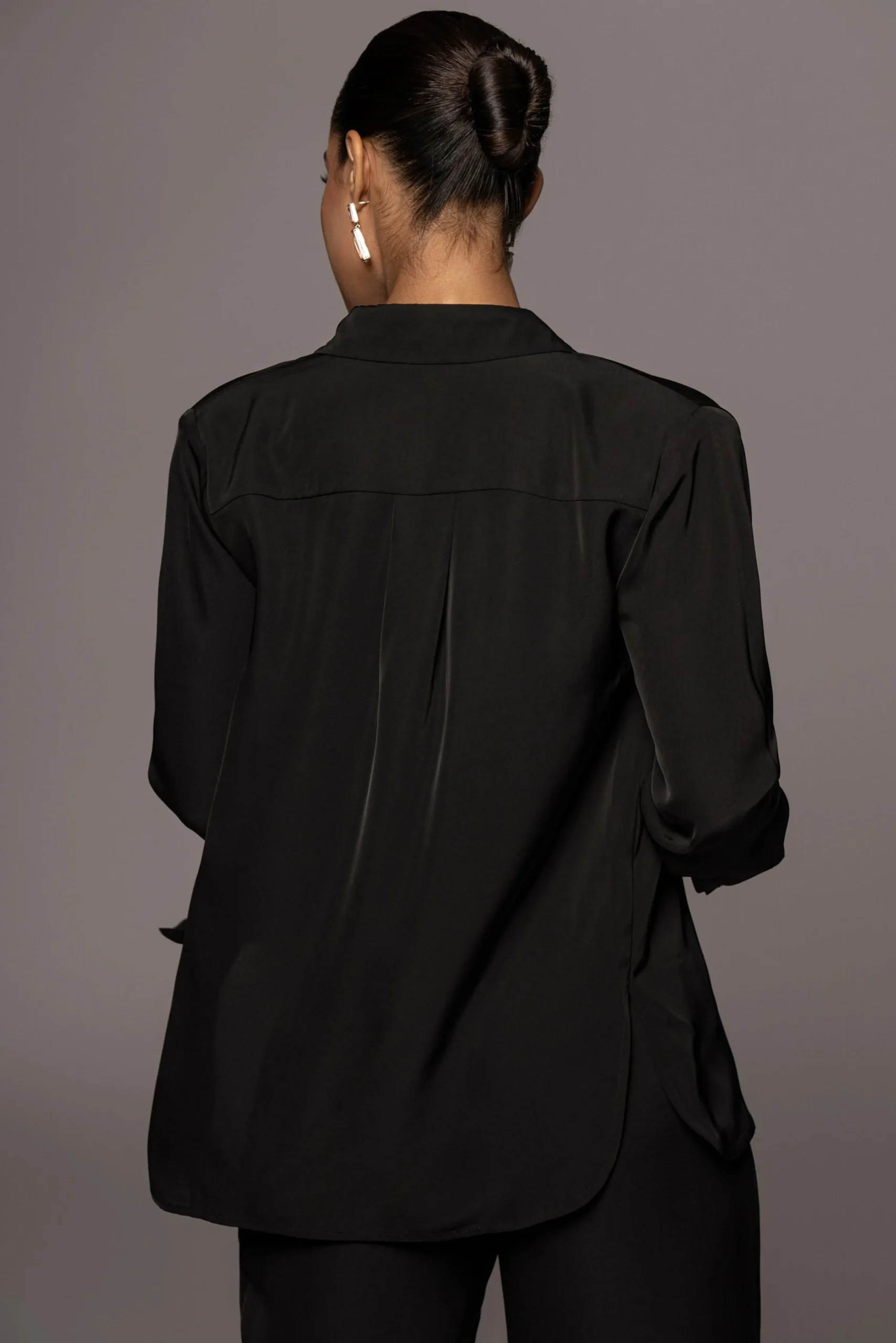 Noir Misty Button Up*JLUXLABEL Best