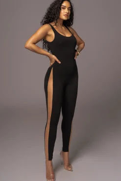 Noir Night Fall Tank Jumpsuit*JLUXLABEL Hot