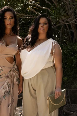 Off-White New Obsession Draped Top*JLUXLABEL Outlet