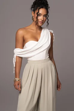 Off-White New Obsession Draped Top*JLUXLABEL Outlet