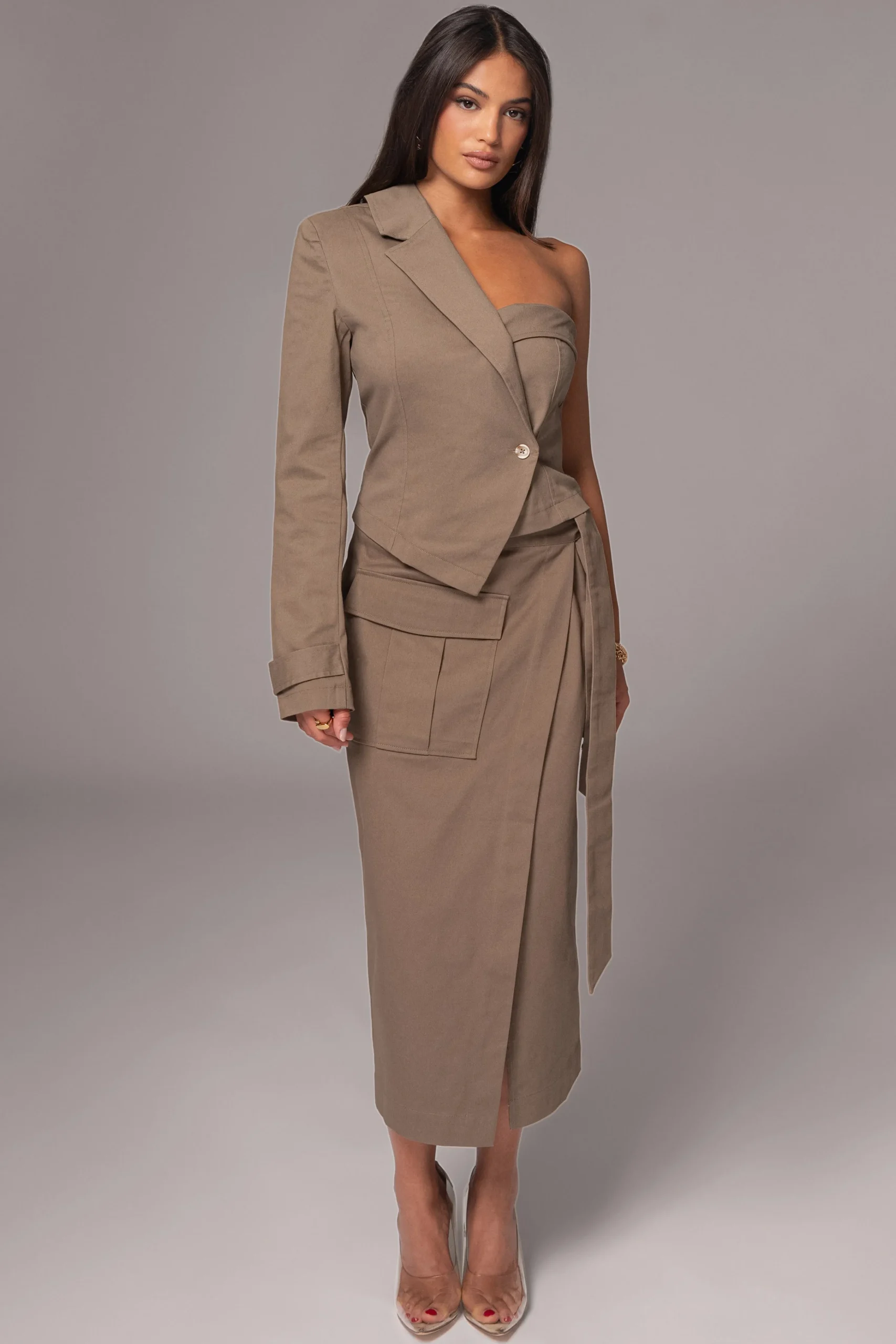 Olive City Life Cargo Skirt*JLUXLABEL Sale