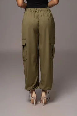 Olive Fast Track Drawstring Joggers*JLUXLABEL Best