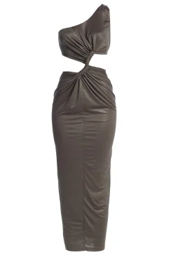 Olive Joce One Shoulder Maxi Dress*JLUXLABEL New