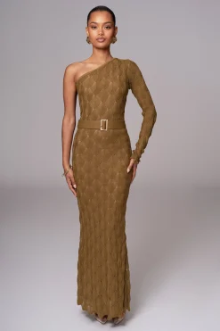 Olive La Costa One Shoulder Dress*JLUXLABEL Clearance