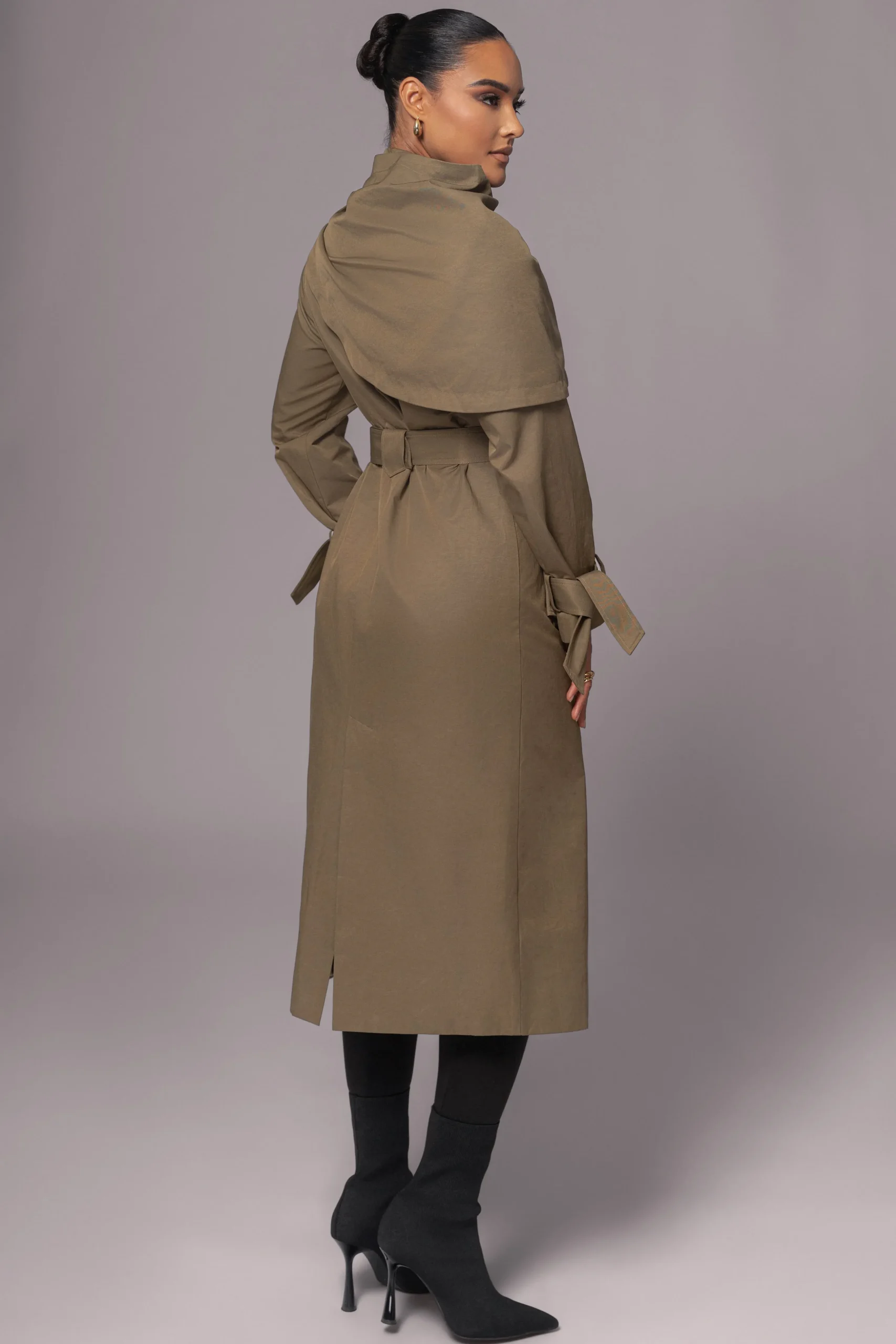 Olive The Classic Trench Coat*JLUXLABEL Hot