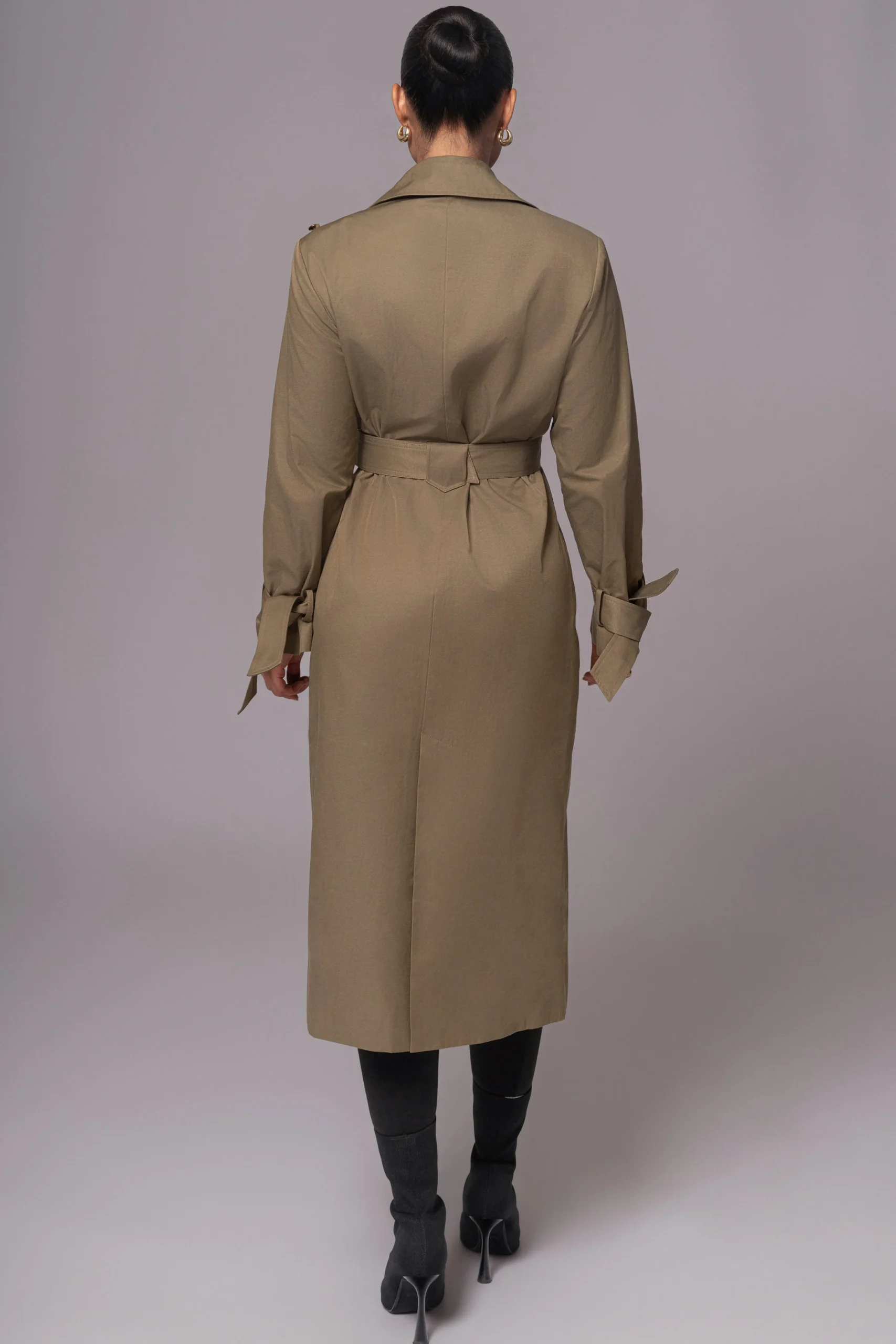 Olive The Classic Trench Coat*JLUXLABEL Hot