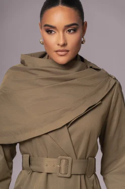 Olive The Classic Trench Coat*JLUXLABEL Hot