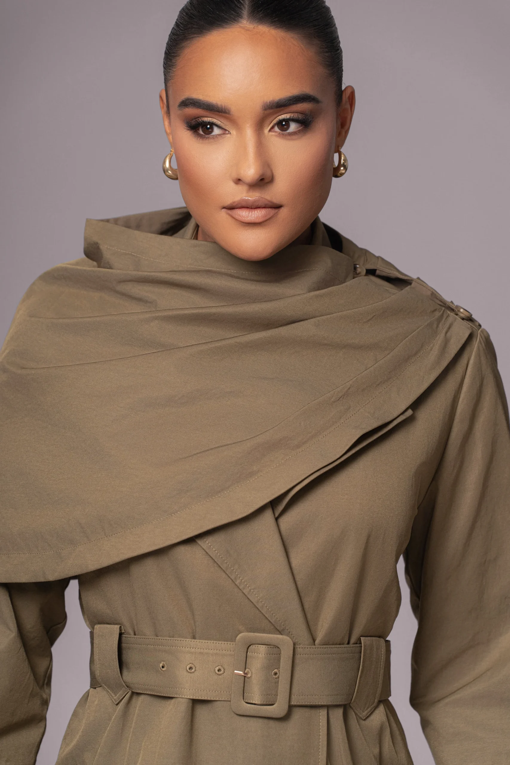 Olive The Classic Trench Coat*JLUXLABEL Hot