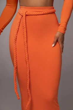 Orange City Love Two-Piece Skirt Set*JLUXLABEL Clearance