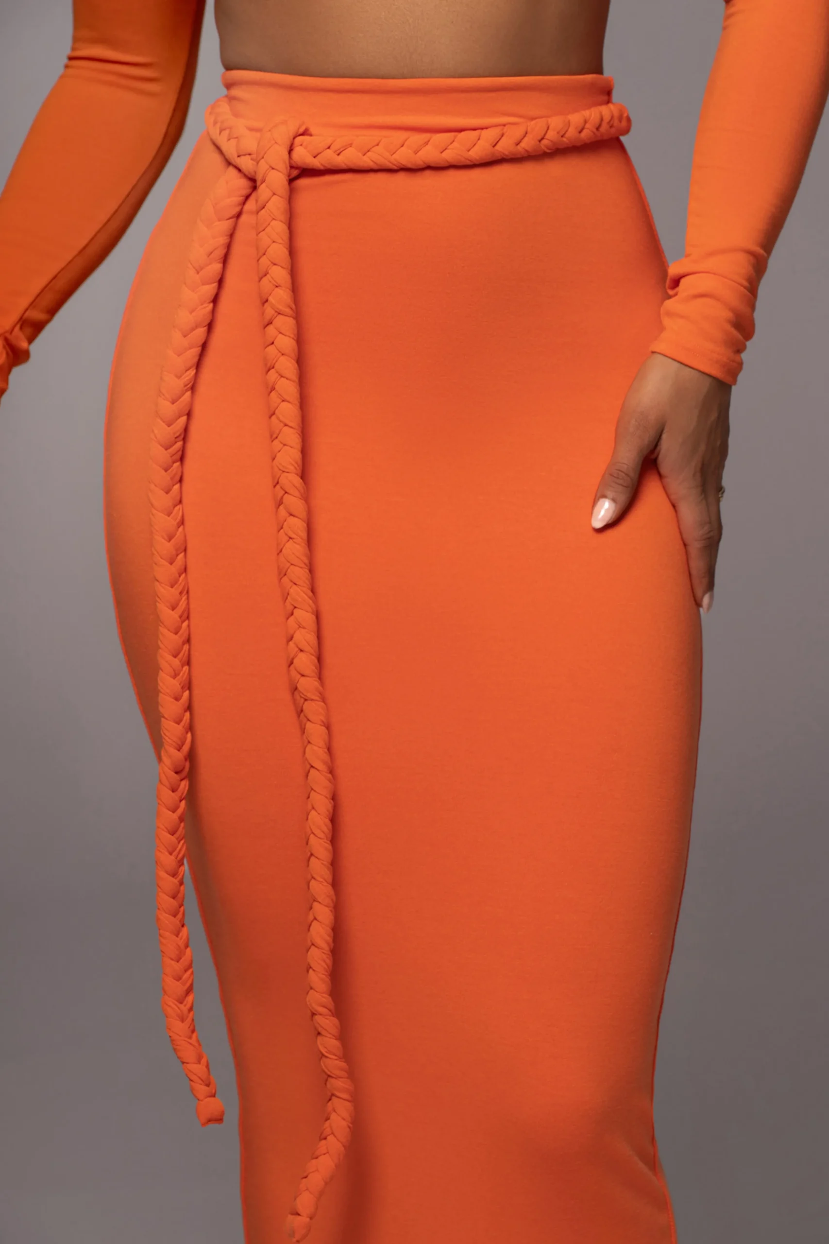 Orange City Love Two-Piece Skirt Set*JLUXLABEL Clearance