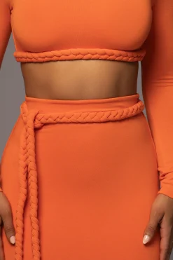 Orange City Love Two-Piece Skirt Set*JLUXLABEL Clearance