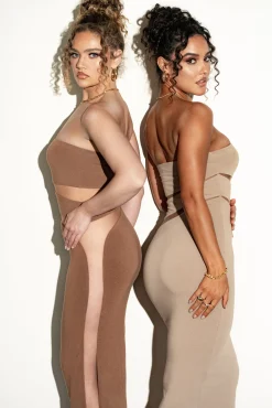 Pecan Unpredictable Midi Dress*JLUXLABEL Discount