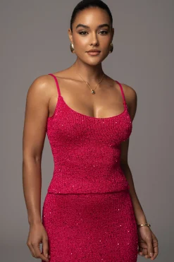Pink Palace Sequin Skirt Set*JLUXLABEL New