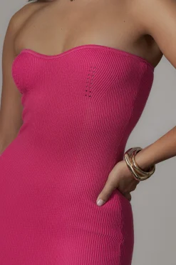 Pink Whisk Away Tube Maxi Dress*JLUXLABEL Fashion
