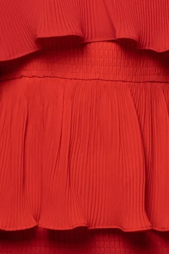 Red Casa Blanca Ruffle Dress*JLUXLABEL Fashion