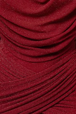 Red Divine Drape Skirt Set*JLUXLABEL Discount