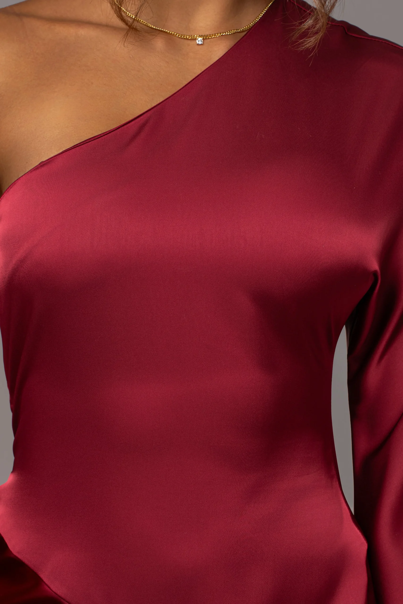 Red Femme Drape Maxi Dress*JLUXLABEL Hot