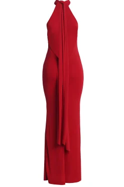 Red Golden Evening Maxi Gown*JLUXLABEL New