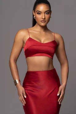 Red Isella 2-Piece Skirt Set*JLUXLABEL Outlet