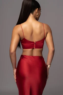 Red Isella 2-Piece Skirt Set*JLUXLABEL Outlet