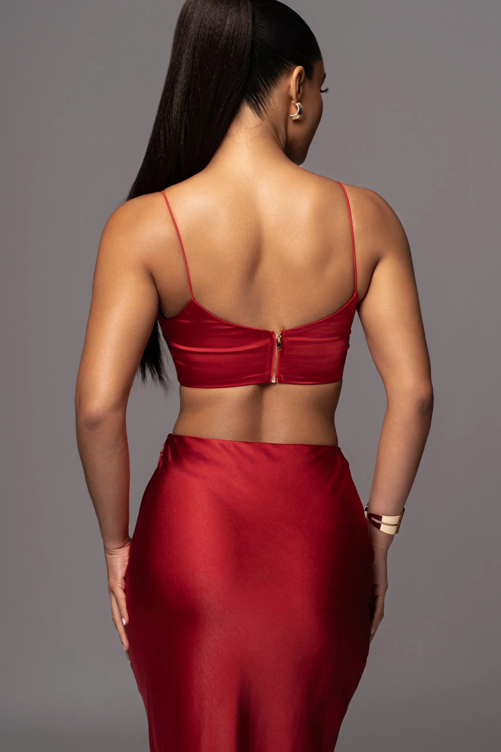 Red Isella 2-Piece Skirt Set*JLUXLABEL Outlet