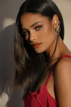 Red Maude Maxi Dress*JLUXLABEL New