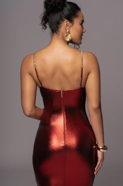 Red Visions Of You Midi Dress*JLUXLABEL Clearance