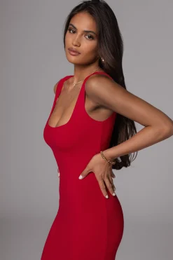 Red/Orange Keidi Reversible Maxi Dress*JLUXLABEL Sale