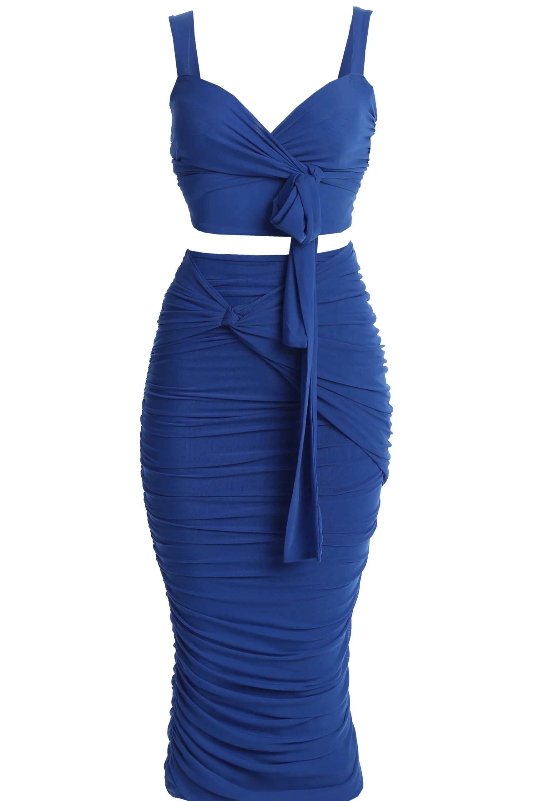 Royal Blue Extend Your Stay Skirt Set*JLUXLABEL Sale