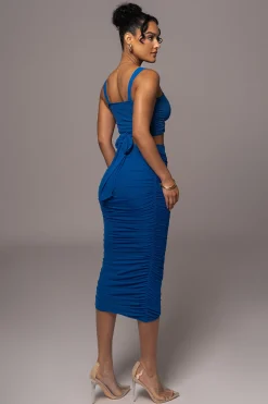 Royal Blue Extend Your Stay Skirt Set*JLUXLABEL Sale