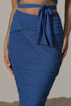 Royal Blue Extend Your Stay Skirt Set*JLUXLABEL Sale