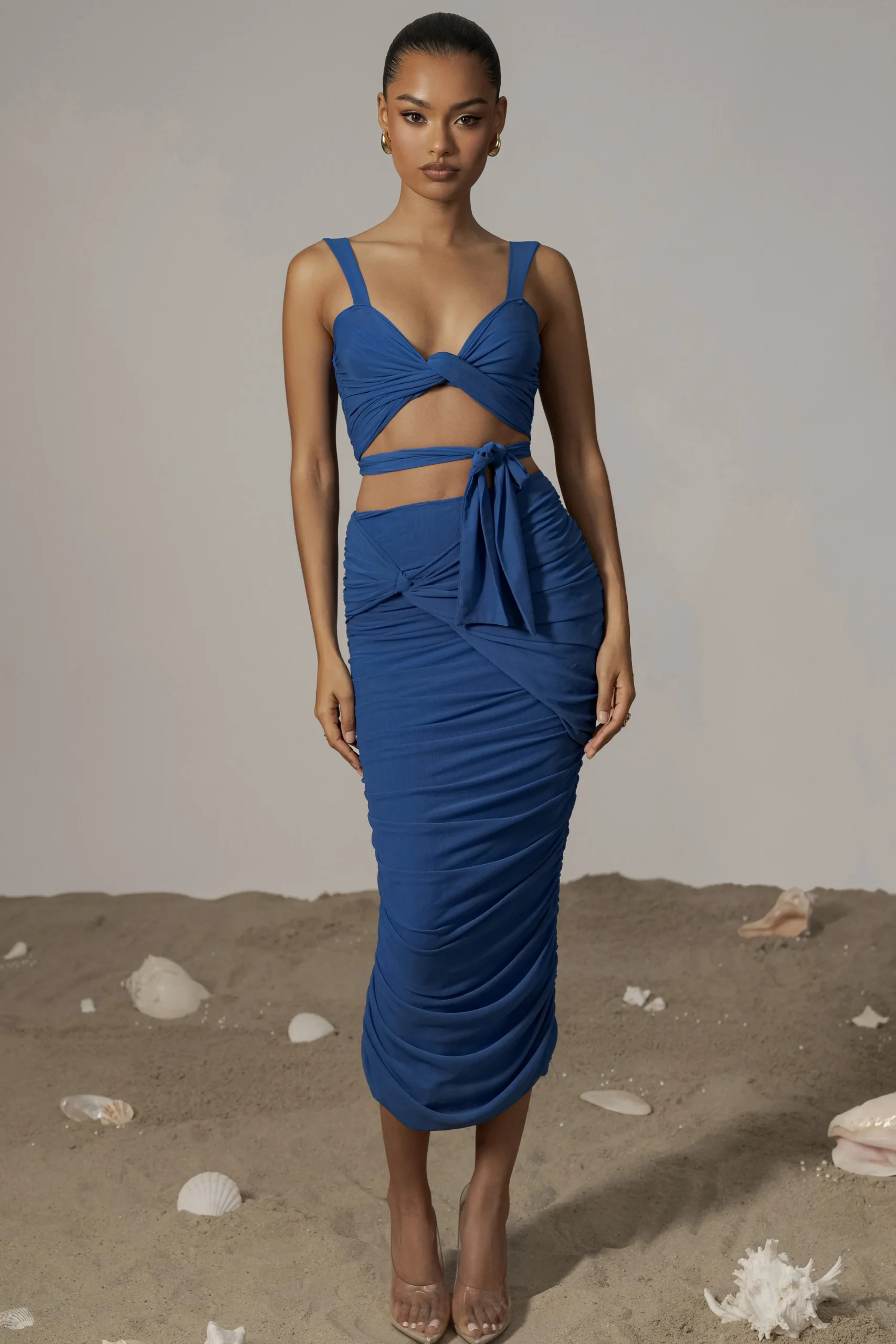 Royal Blue Extend Your Stay Skirt Set*JLUXLABEL Sale