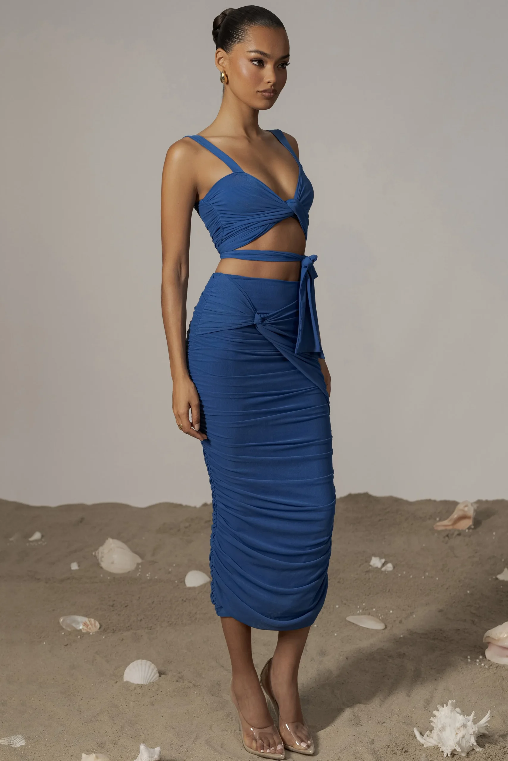 Royal Blue Extend Your Stay Skirt Set*JLUXLABEL Sale