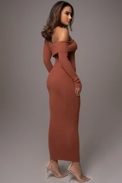 Rust Harper Knit Maxi Dress*JLUXLABEL Best