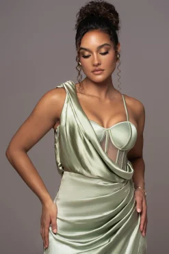 Sage Anastacia Drape Maxi Dress*JLUXLABEL Best