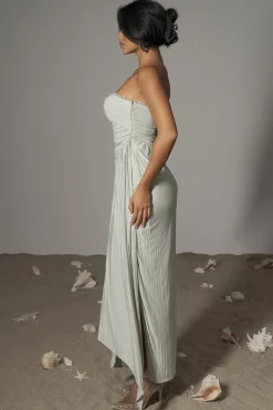 Sage Celestial Drape Maxi Dress*JLUXLABEL Fashion