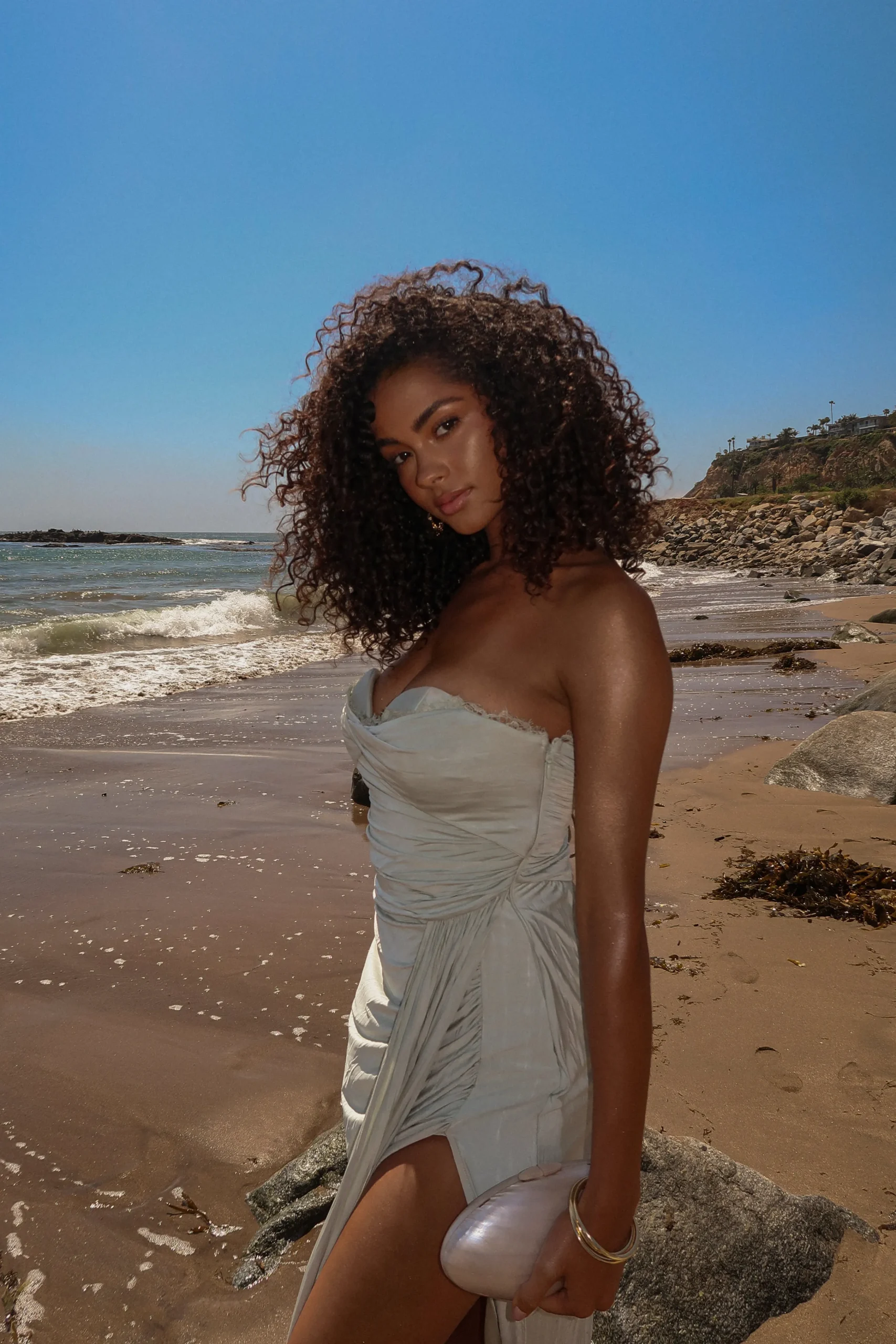 Sage Celestial Drape Maxi Dress*JLUXLABEL Fashion