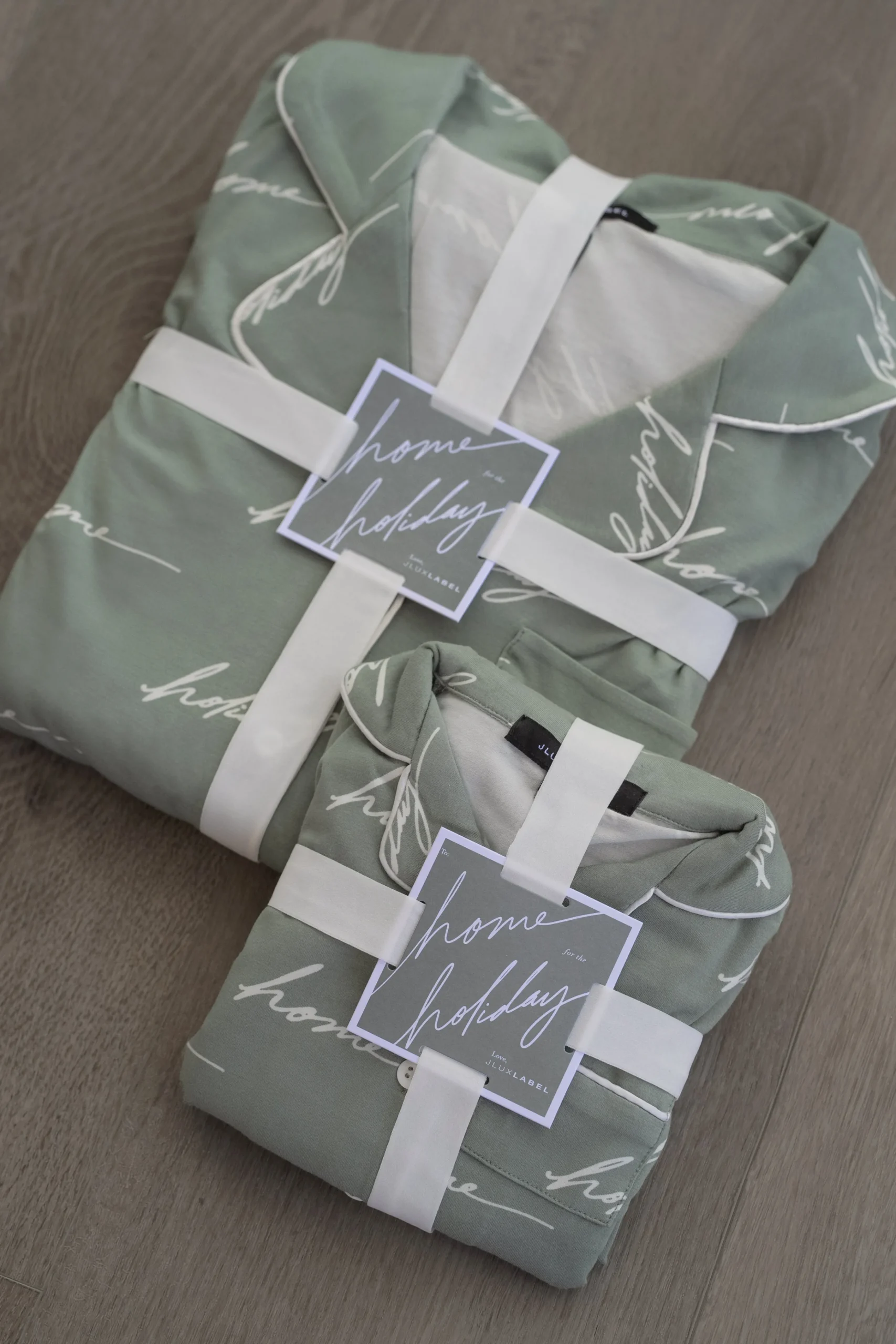 Sage Home For The Holidays Adult Pajama Set*JLUXLABEL Online