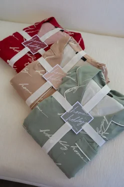 Sage Home For The Holidays Adult Pajama Set*JLUXLABEL Online