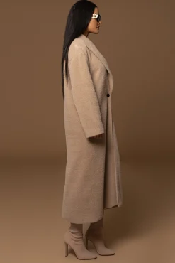 Sand Chelsie Longline Coat*JLUXLABEL Discount