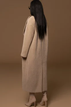 Sand Chelsie Longline Coat*JLUXLABEL Discount