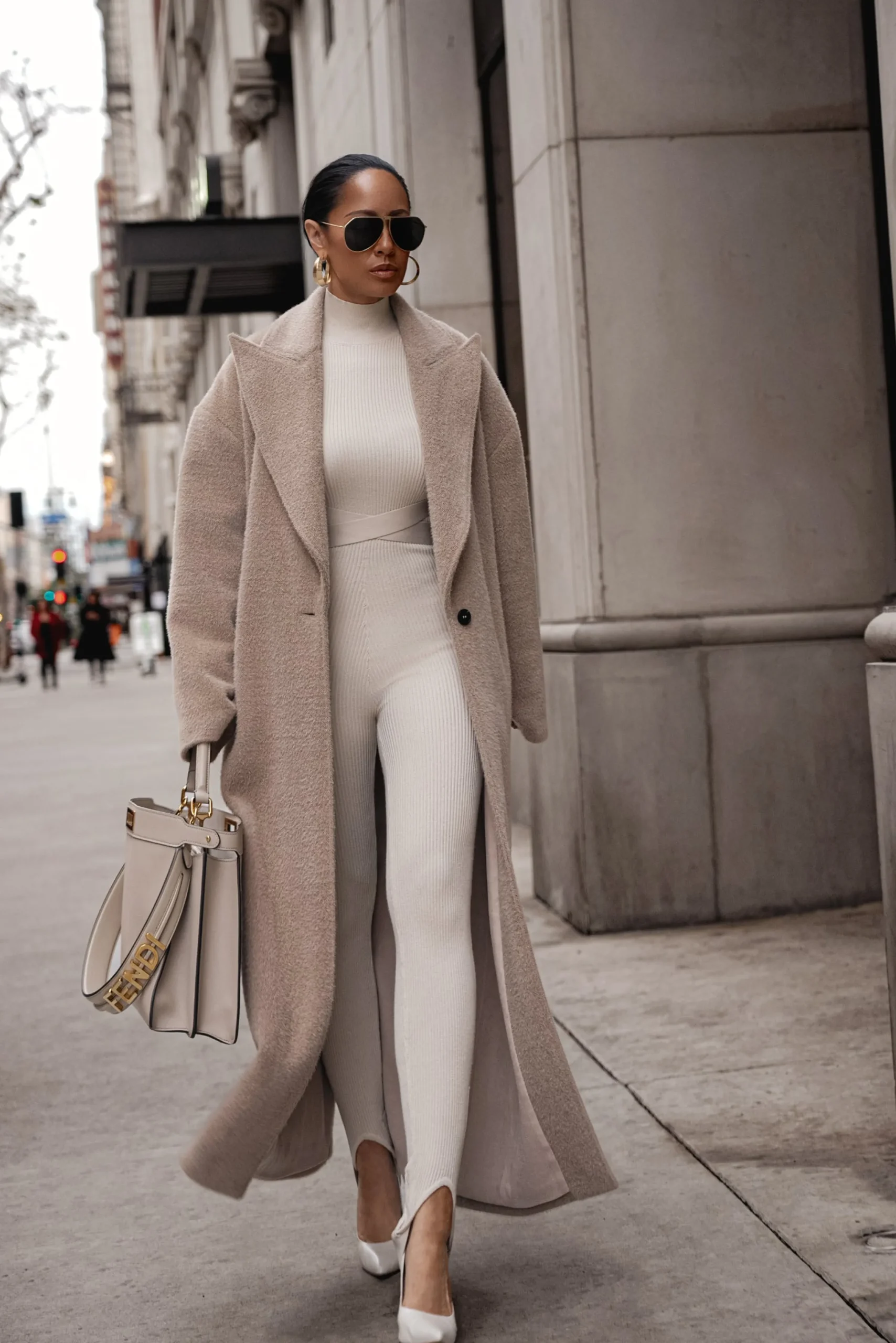 Sand Chelsie Longline Coat*JLUXLABEL Discount