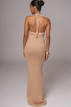 Sand Overseas Halter Maxi Dress*JLUXLABEL Best