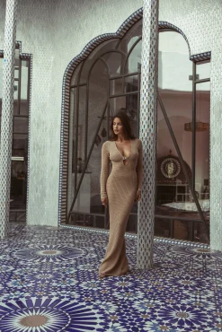 Sand Sol Sweater Knit Dress*JLUXLABEL Sale