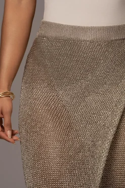 Silver Anais Maxi Slit Skirt*JLUXLABEL Outlet