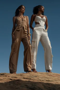 Tan Aeris Pant Set*JLUXLABEL Hot