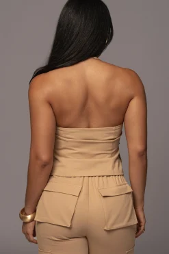 Tan Aeris Pant Set*JLUXLABEL Hot