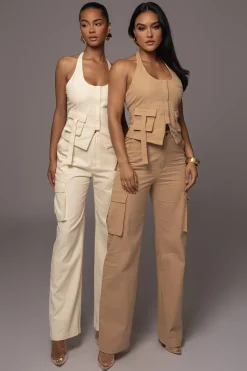Tan Aeris Pant Set*JLUXLABEL Hot