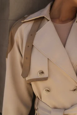 Tan Elite Suede Coat*JLUXLABEL Discount