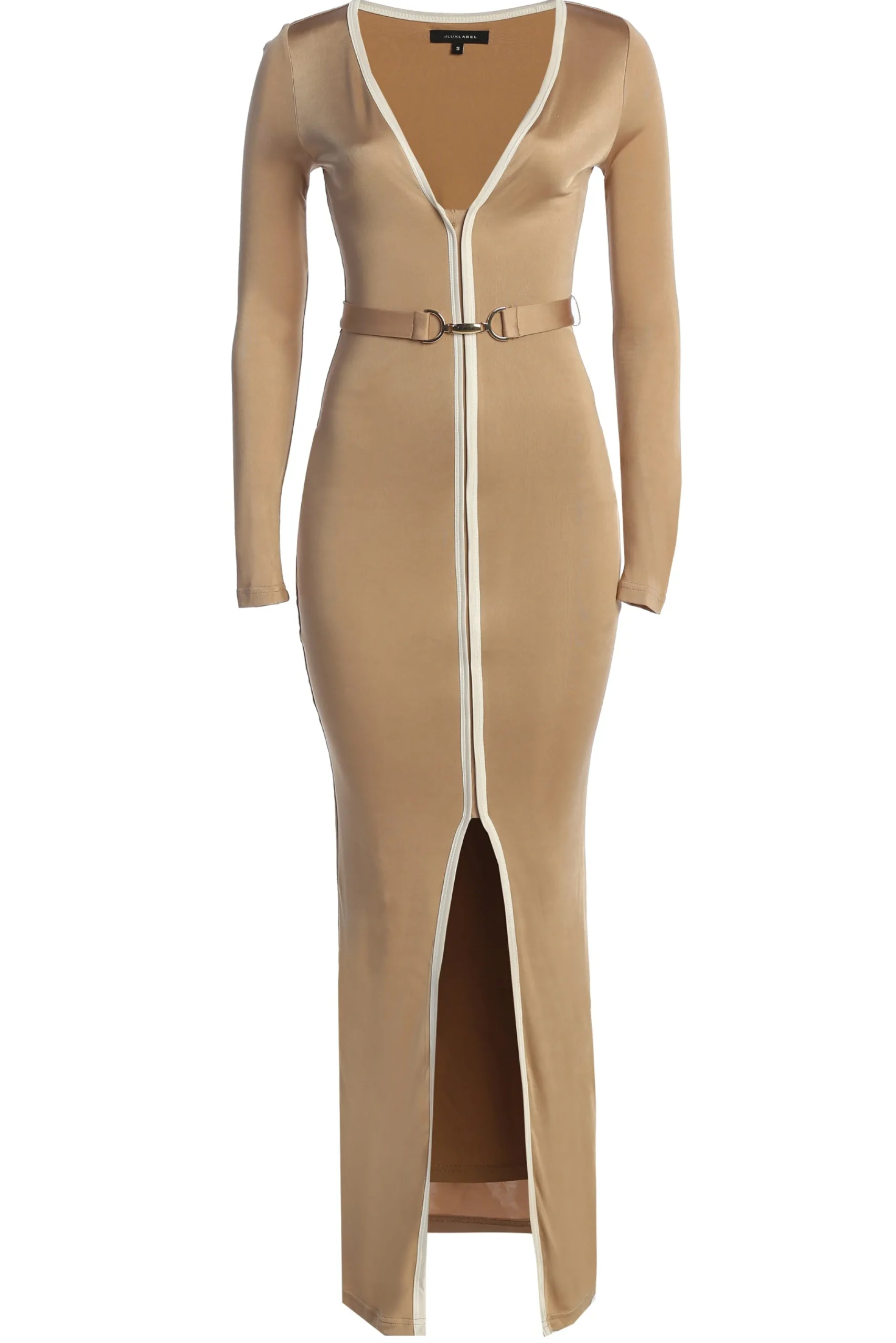 Tan Juki Maxi Dress*JLUXLABEL Outlet